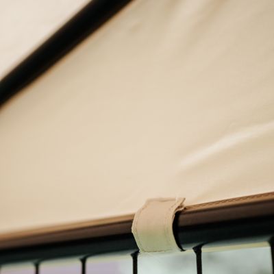 Image showing  Executive Canopy Pet Kennel Cover, 8 ft. x 8 ft., Khaki