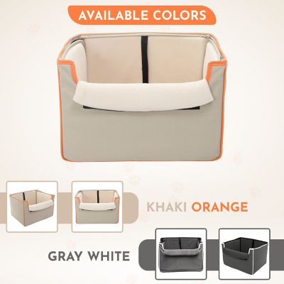 Image showing 6 th Precious Tails Co-Pilot Pet Car Seat, Collapsible and Foldable Booster Car Seats for Pets