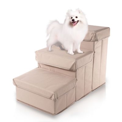 Precious Tails Homebase Padded Storage Foldable Pet Steps