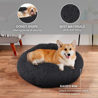 Image showing  Super Luxe Donut Pet Bed