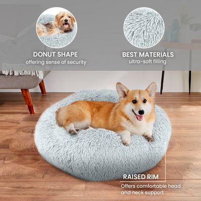 Image showing  Super Luxe Donut Pet Bed