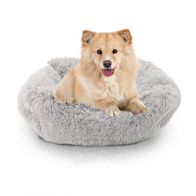 Precious Tails Super Luxe Cuddler Pet Bed