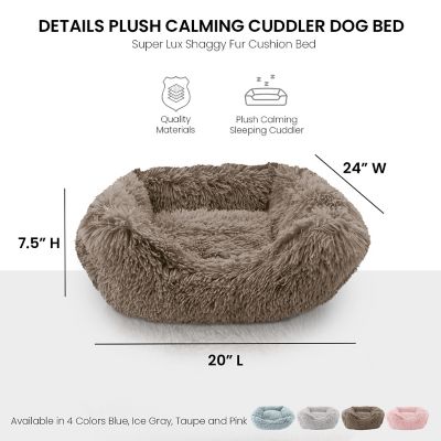 Image showing 1 th Precious Tails Super Luxe Cuddler Pet Bed