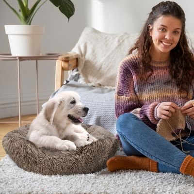 Image showing 5 th Precious Tails Super Luxe Cuddler Pet Bed