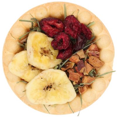 Image showing  Veggie and Fruity Pie Flavor Small Pet Treats for Rabbits, Guinea Pigs and Hamsters, 2 ct.