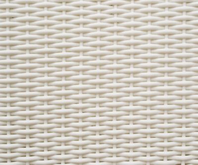 Image showing  Bayview Wicker Outdoor Rocking Chairs and Side Table Set, Includes Tan Cushions