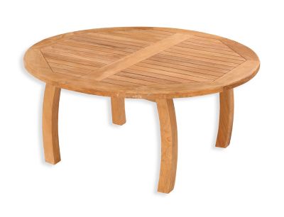 Tortuga Outdoor Jakarta Round Teak Outdoor Coffee Table, 40 in.