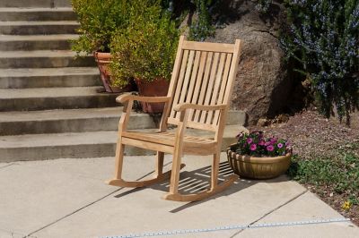 Image showing  Jakarta Teak Wood Patio Rocking Chair
