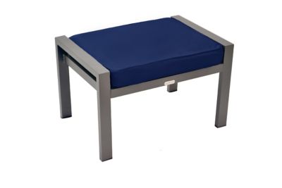 Image showing  3 pc. Lakeview Aluminum Outdoor Lounge Chair Set, Navy