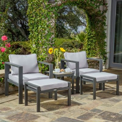 Tortuga Outdoor 5 pc. Lakeview Aluminum Outdoor Bistro Set