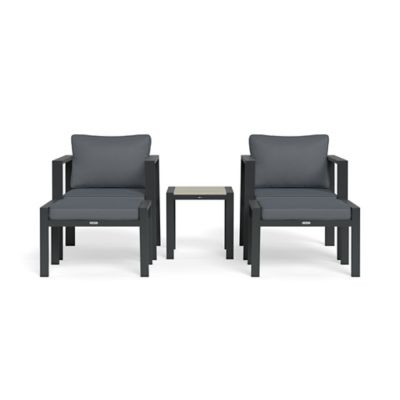 Image showing  5 pc. Lakeview Aluminum Outdoor Bistro Set