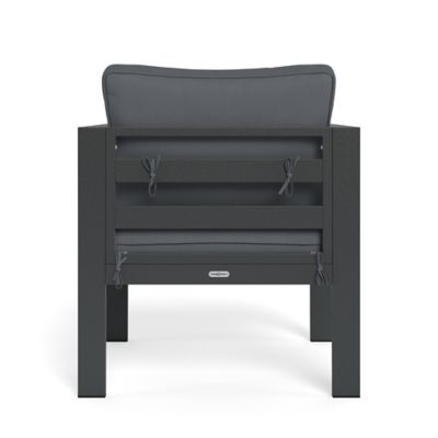 Image showing  Lakeview Aluminum Outdoor Lounge Chair, Charcoal