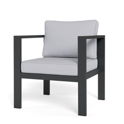 Image showing  Lakeview Aluminum Outdoor Lounge Chair, Gray
