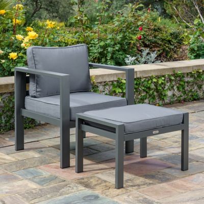Image showing  Lakeview Aluminum Outdoor Ottoman