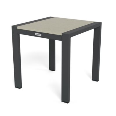 Image showing 6 th Tortuga Outdoor Lakeview Square Aluminum Outdoor Side Table
