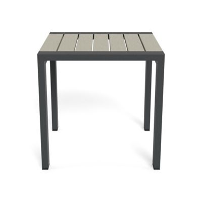Image showing 7 th Tortuga Outdoor Lakeview Square Aluminum Outdoor Side Table