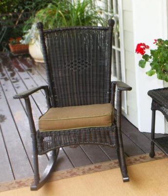 Image showing 5 th Tortuga Outdoor Portside Classic Outdoor Rocking Chair
