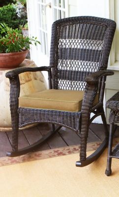 Image showing 8 th Tortuga Outdoor Portside Plantation Outdoor Rocking Chair