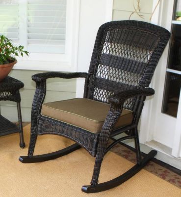 Image showing 9 th Tortuga Outdoor Portside Plantation Outdoor Rocking Chair