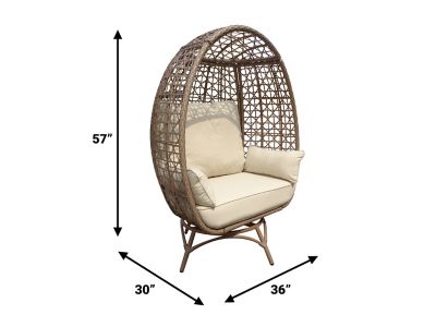 Image showing  Rio Vista Swivel Egg Chair, Sandstone