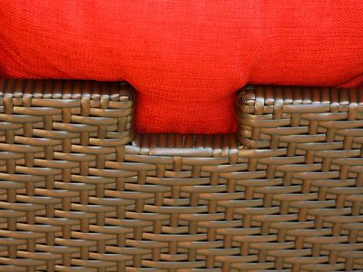 Image showing  Large Wicker Storage Deck Box