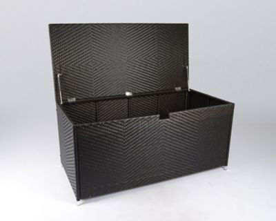 Image showing  Large Wicker Storage Deck Box