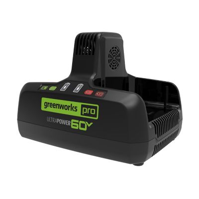 Greenworks 60V UltraPower Lithium-Ion Rapid Dual-Port Battery Charger, 10A