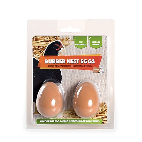 My Favorite Chicken Rubber Nest Eggs, Pair