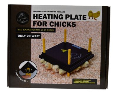 Image showing  Square Chick Brooder Heating Plate for 20-25 Chicks, Black