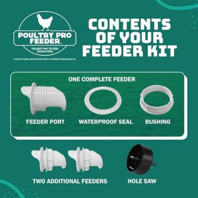 Image showing  Poultry Pro Feeder Kit, 3-Pack