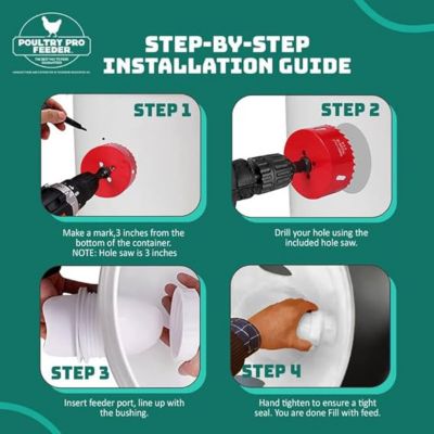 Image showing  Poultry Pro Feeder Kit, 3-Pack