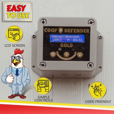 Image showing  Automatic Chicken Coop Door Opener with Metal Door, CDMDK