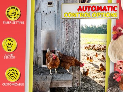 Image showing 5 th Coop Defender Automatic Chicken Coop Door Opener with Metal Door, CDMDK
