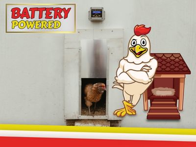 Image showing 7 th Coop Defender Automatic Chicken Coop Door Opener with Metal Door, CDMDK