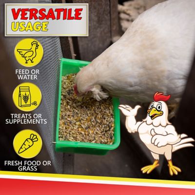 Image showing  27 oz. Hanging Chicken Coop Cup for Feed, Water, Treats or Supplements