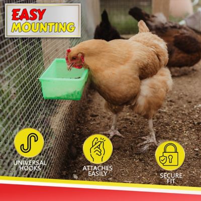 Image showing  27 oz. Hanging Chicken Coop Cup for Feed, Water, Treats or Supplements