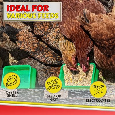 Image showing 5 th My Favorite Chicken 27 oz. Hanging Chicken Coop Cup for Feed, Water, Treats or Supplements