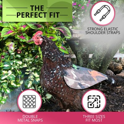 Image showing 6 th The Chicken Chick Hen Mating Saddle, Standard, Camouflage