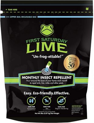 First Saturday Lime Natural Monthly Pest Insect Repellent, 5 lb.