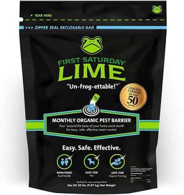 First Saturday Lime 20 lb. Natural Monthly Pest Insect Repellent