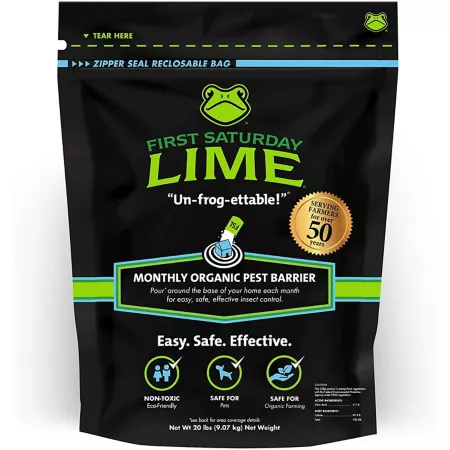 First Saturday Lime 20 lb Natural monthly insect repellent against harmful insects Insect Repellent