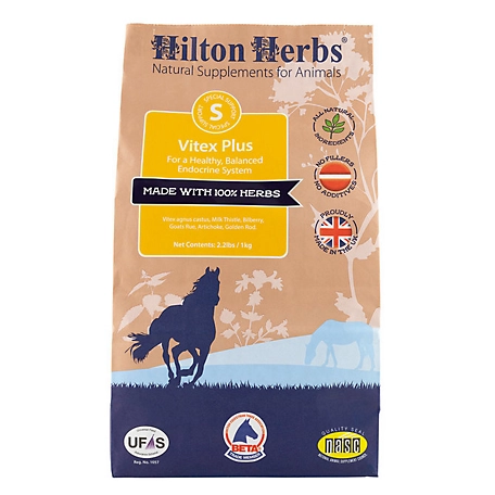Hilton Herbs Vitex Plus Dry Herbal Horse Supplement, 2.2 lb.