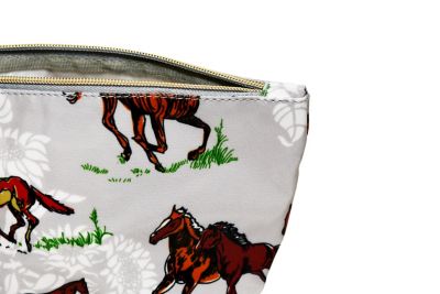 Image showing 2 th Fluffy Layers Farm Country Girl PCV Cosmetic Bag