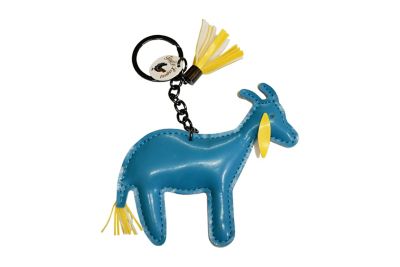 Fluffy Layers Farm Frenzy Goat Keychain