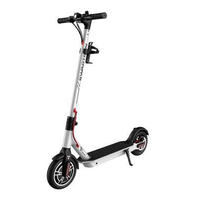 Swagtron Swagger 5 SG-5 Boost Folding Electric Scooter, Silver, 96269-9 SG-5