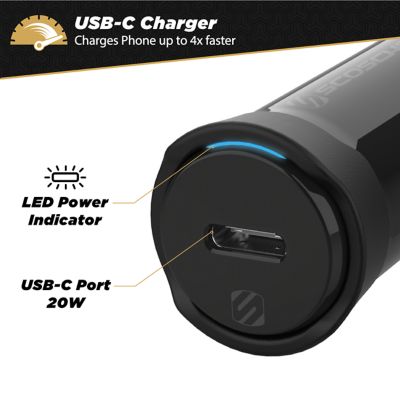 Image showing  1A PowerVolt PD20 Fast USB-C Car Charger