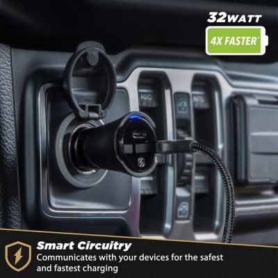 Image showing  2A PowerVolt PD32 Dual-Port Car Charger