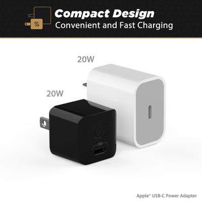 Image showing  Powervolt PD20 Mini Cube USB-C Fast Charger Power Delivery Portable Charger