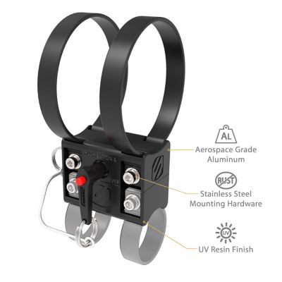 Image showing  BaseClamp Quick-Release Fire Extinguisher Mount