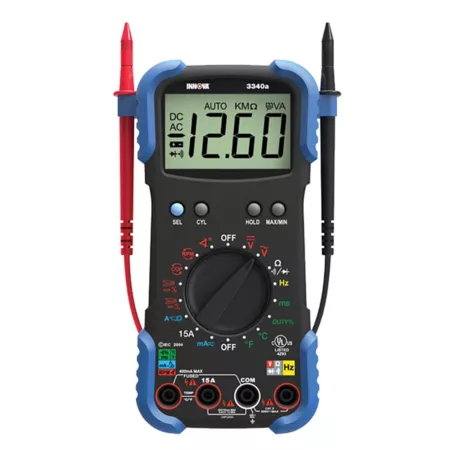 Innova 3340 Pro automotive digital multimeter: specific automatic measurements protections accessories included Code Readers & Scan Tools